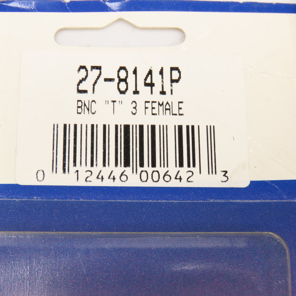 AIM Electronics 27-8141P BNC T 3 Way RF Connector Lot Of 5