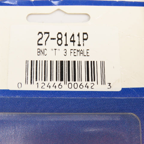 AIM Electronics 27-8141P BNC T 3 Way RF Connector Lot Of 5