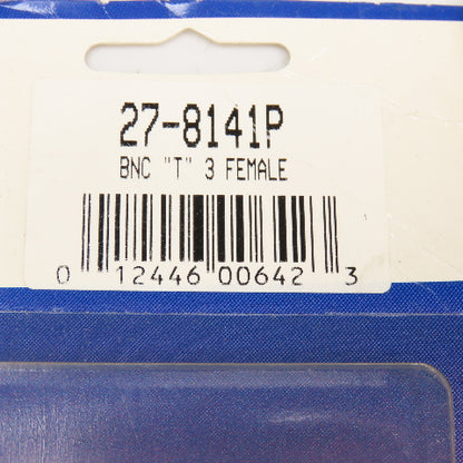 AIM Electronics 27-8141P BNC T 3 Way RF Connector Lot Of 5