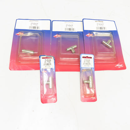 AIM Electronics 27-8141P BNC T 3 Way RF Connector Lot Of 5