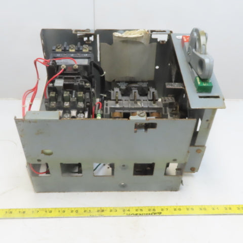 Allen Bradley YUW934216/1AG Size 2 Mcc Motor Starter Bucket 25Hp 480V 3ph 3 Pole
