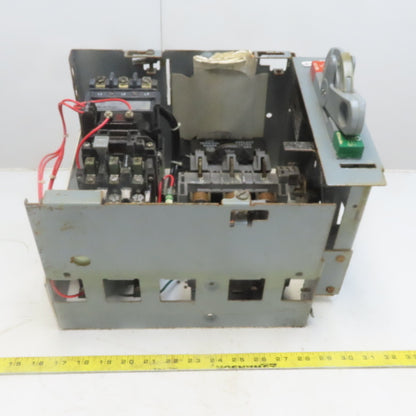 Allen Bradley YUW934216/1AG Size 2 Mcc Motor Starter Bucket 25Hp 480V 3ph 3 Pole