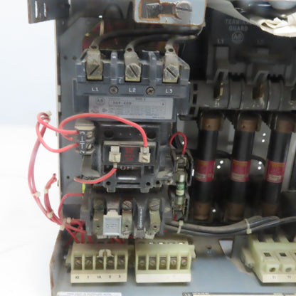 Allen Bradley YUW934216/1AG Size 2 Mcc Motor Starter Bucket 25Hp 480V 3ph 3 Pole