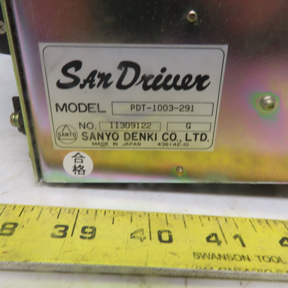 Sanyo Denki PDT-1003-291 San Driver C-Axis Servo Amplifier