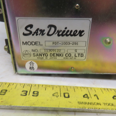 Sanyo Denki PDT-1003-291 San Driver C-Axis Servo Amplifier