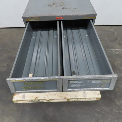 Tab Products 39" x 19" x 29-1/2" Deep 7 Sectional Drawer Storage Cabinet