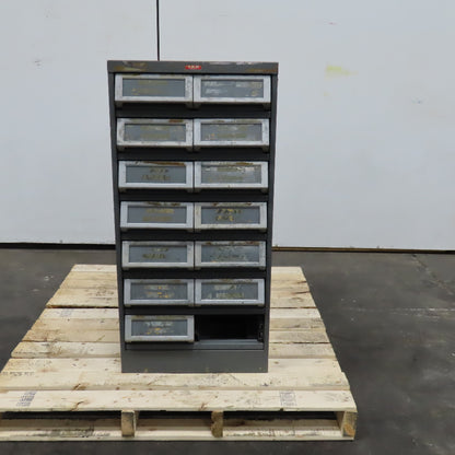 Tab Products 39" x 19" x 29-1/2" Deep 7 Sectional Drawer Storage Cabinet