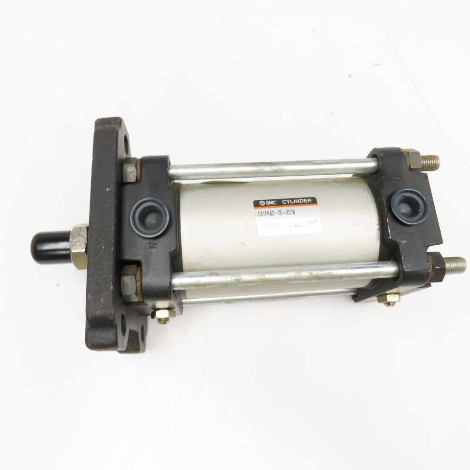 SMC CA1FN63-75-XC18 63mm Bore 75mm Stroke Double Acting Air Cylinder