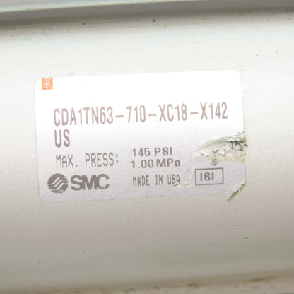 SMC 63mm Bore 710mm Double Acting Center Trunnion Air Cylinder