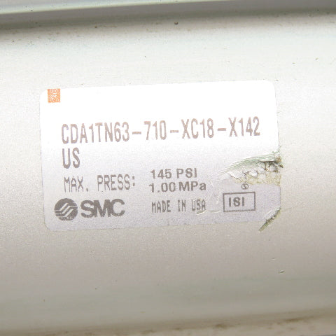 SMC 63mm Bore 710mm Double Acting Center Trunnion Air Cylinder