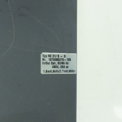 Bosch NE21/B-D 460V Power Supply 20A 50/60Hz