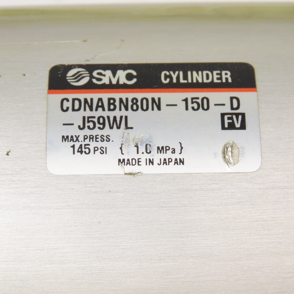 SMC CDNABN80N-150-D-J59WL 80mm x 150mm Stroke Fine Lock Air Cylinder