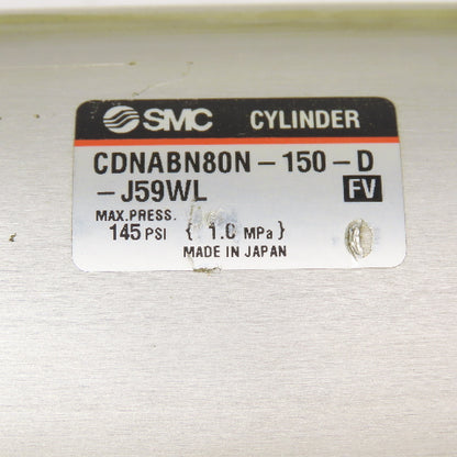 SMC CDNABN80N-150-D-J59WL 80mm x 150mm Stroke Fine Lock Air Cylinder