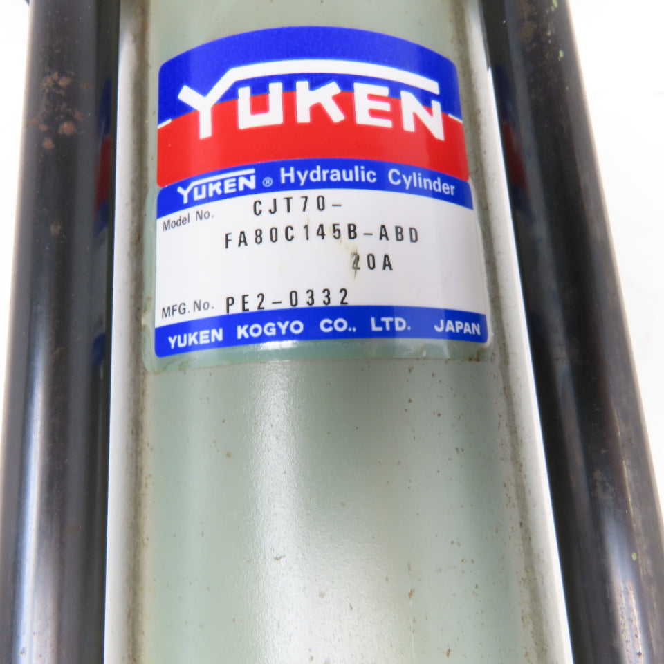 Yuken CJT70-FA80C145B-ABD 20A 70mm Bore 145mm Stroke Hydraulic Cylinder