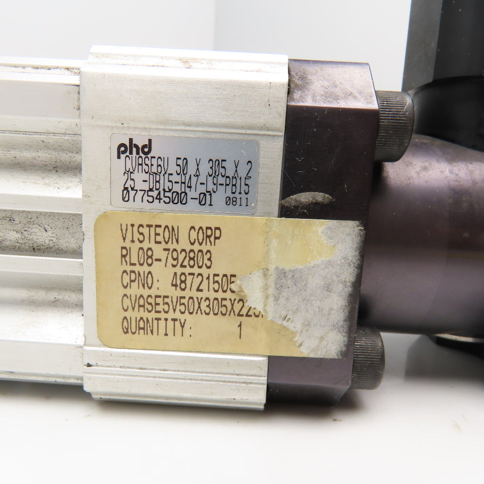 PHD CVASE6V50X305X2 50mm Bore 305mm 2mm Dual Stroke Rod Lock Cylinder