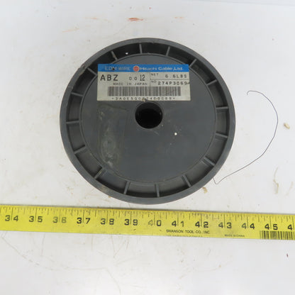 Hitachi ABZ Spooled EDM Wire Hard Brass 0.12mm (.0005") 6lb Spool