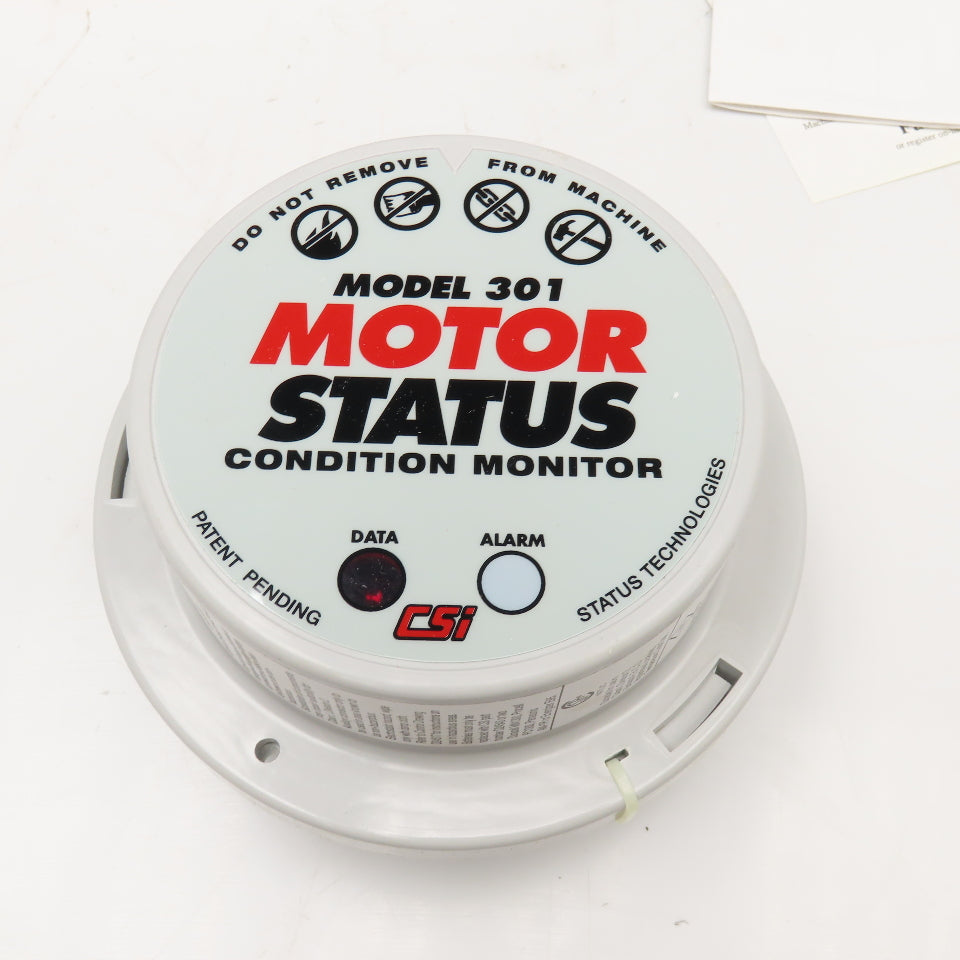 Status Technologies A0301SP-Q2 Motor Condition Monitor