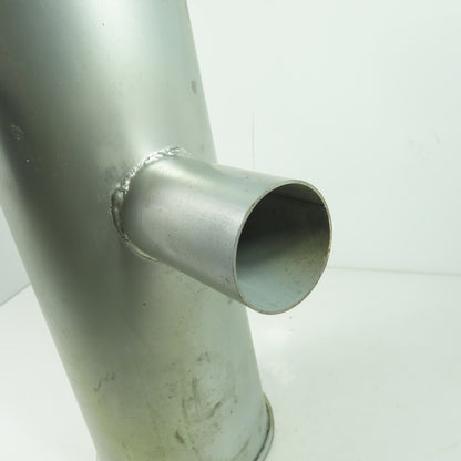 YI-0053 15" Muffler Silencer 2-3/8"OD & 2-5/8"OD Connection