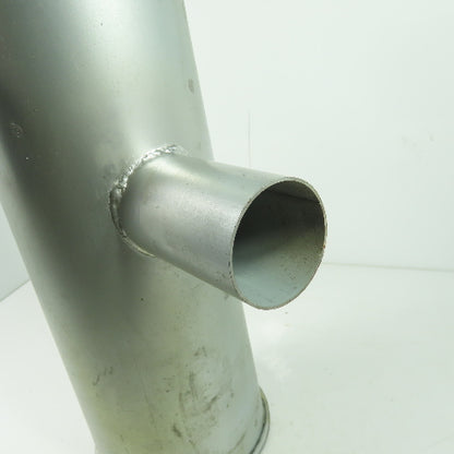 YI-0053 15" Muffler Silencer 2-3/8"OD & 2-5/8"OD Connection