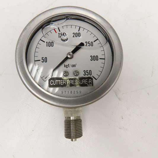 NKS 9718259 Liquid Filled Pressure Gauge 0-350 kgf/cm2 G3/8"