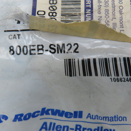 Allen Bradley 800EB-SM22 2 Position Selector Switch Head