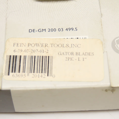 Fein Power Tools 6-39-03-207-01-2 207WD 1" Gator Blades 2 Pack NOS