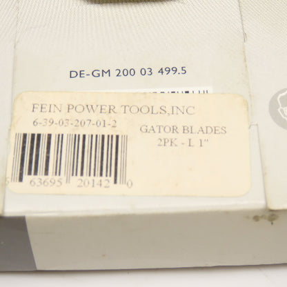 Fein Power Tools 6-39-03-207-01-2 207WD 1" Gator Blades 2 Pack NOS