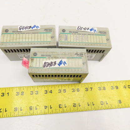 Allen Bradley 1794-OB16P Flex I/O 24VDC Source Output Module Lot Of 3