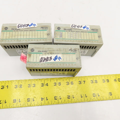 Allen Bradley 1794-OB16P Flex I/O 24VDC Source Output Module Lot Of 3