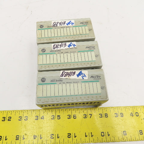 Allen Bradley 1794-OB16 Flex I/O 24VDC Source Output Module Lot Of 3