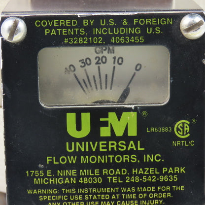 UFN MH-NSF40GM-10-32V1.0M3WR-PC4M-G-Z86 0-40GPM Flow Meter 1-1/4" NPT