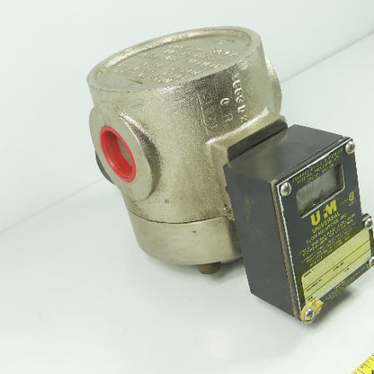 UFN MH-NSF40GM-10-32V1.0M3WR-PC4M-G-Z86 0-40GPM Flow Meter 1-1/4" NPT