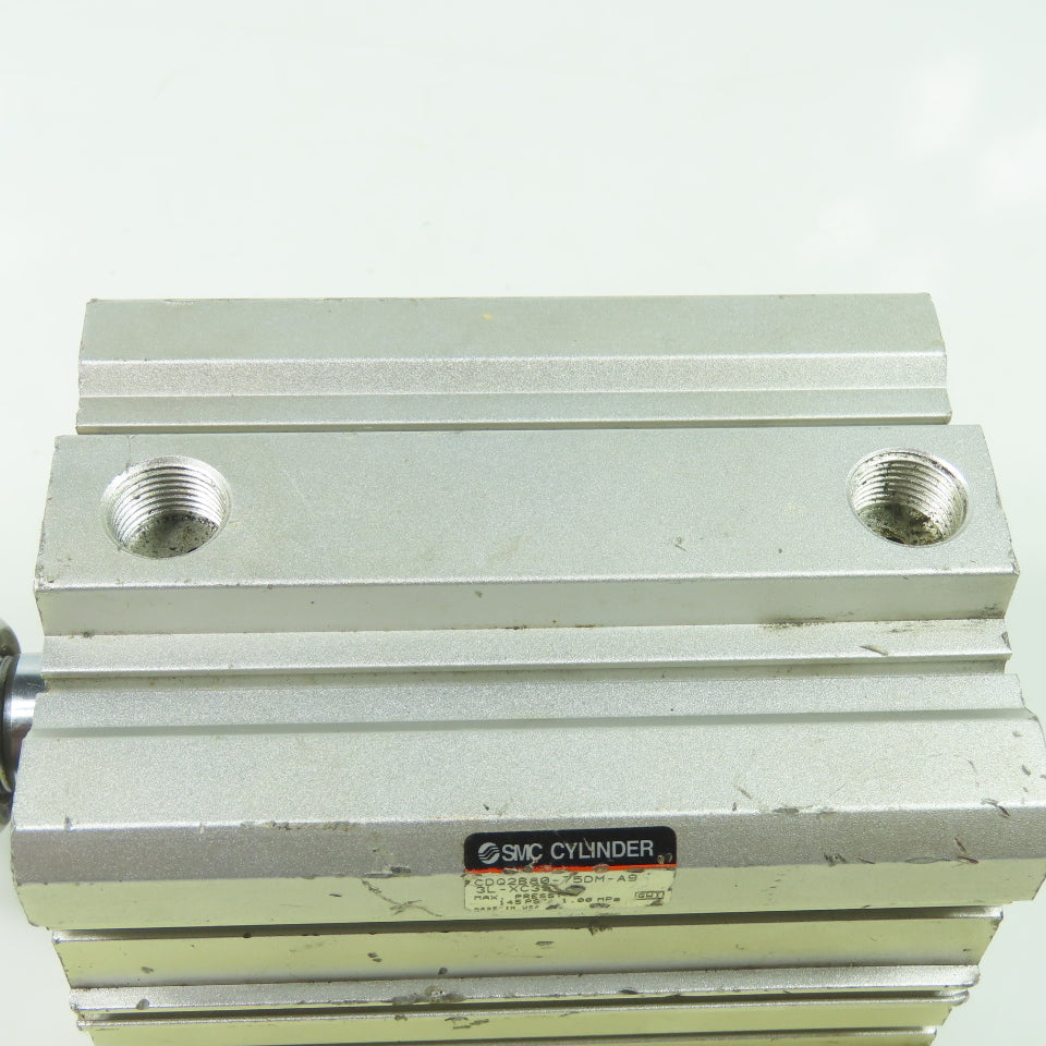 SMC CDQ2B80-75DM-A9 75mm Bore 74mm Stroke Double Acting Air Cylinder