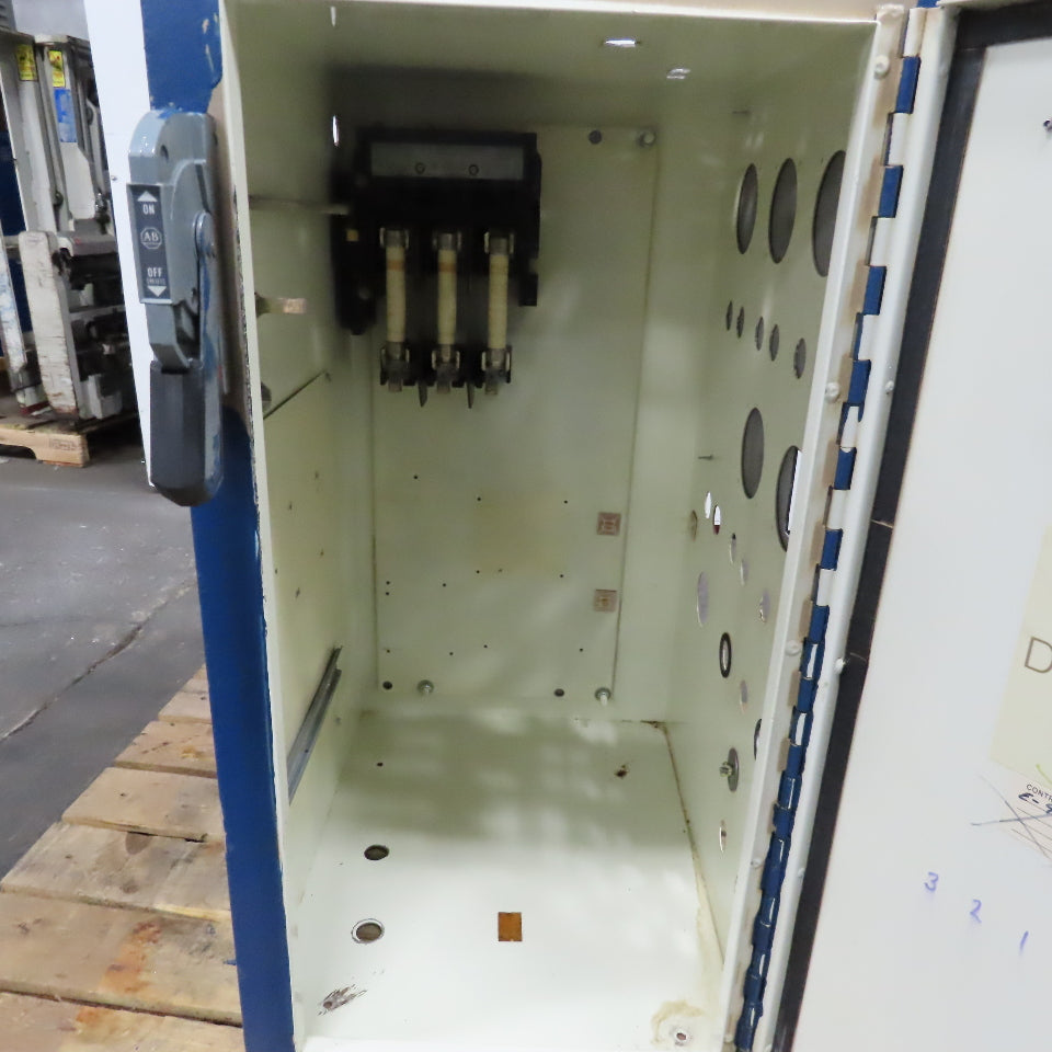 30" x 16" x 20" Deep Electrical Cabinet Enclosure 600V 30A Fused Disconnect