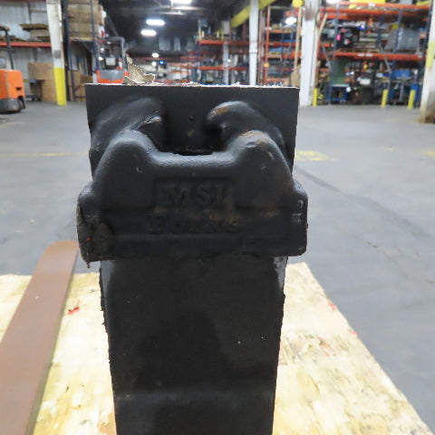 42" x 4" Tapered Class 2 Forklift Fork 16" Carriage No Locks Lot Of 2