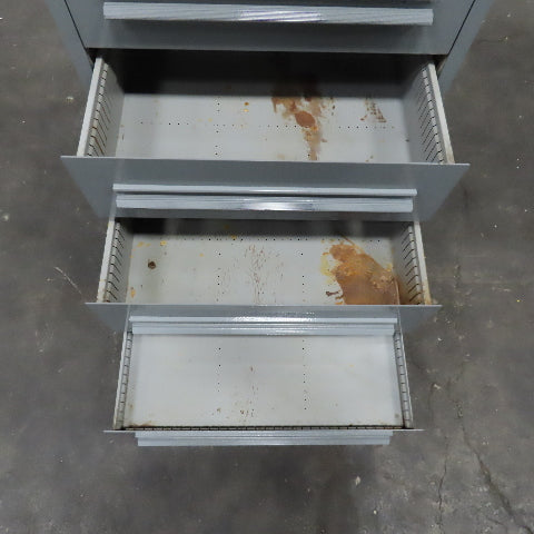 30" x 28" x 44" Tall Lista Style 6 Drawer Small Parts Tool Storage Cabinet