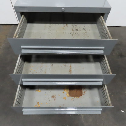 30" x 28" x 44" Tall Lista Style 6 Drawer Small Parts Tool Storage Cabinet