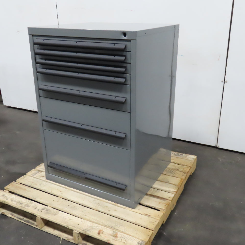 30" x 28" x 44" Tall 7 Drawer Small Parts Tool Storage Cabinet