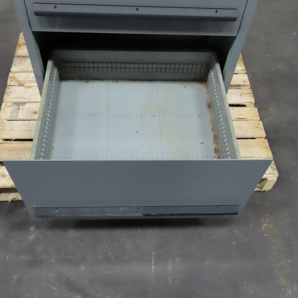 30" x 28" x 44" Tall 7 Drawer Small Parts Tool Storage Cabinet
