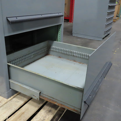 30" x 28" x 44" Tall 7 Drawer Small Parts Tool Storage Cabinet
