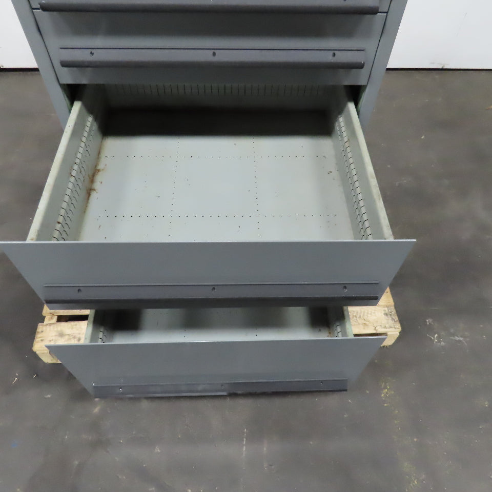 30" x 28" x 44" Tall 7 Drawer Small Parts Tool Storage Cabinet