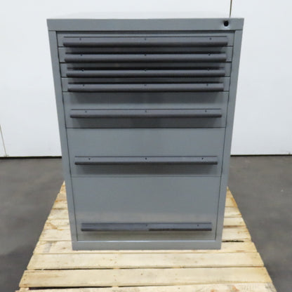 30" x 28" x 44" Tall 7 Drawer Small Parts Tool Storage Cabinet