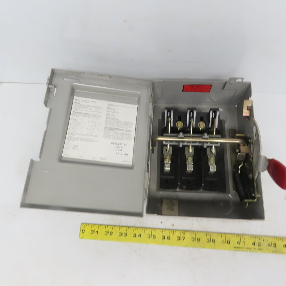 Challenger HD321NFC 30A 240V 3P Non-Fusible Safety Disconnect Switch