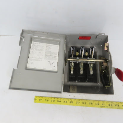 Challenger HD321NFC 30A 240V 3P Non-Fusible Safety Disconnect Switch