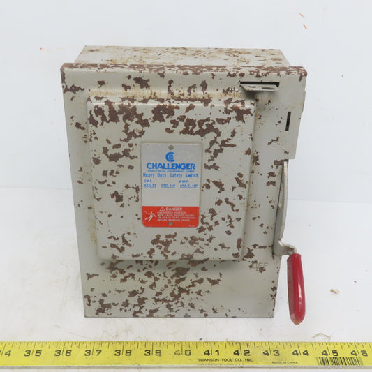 Challenger HD321NFC 30A 240V 3P Non-Fusible Safety Disconnect Switch