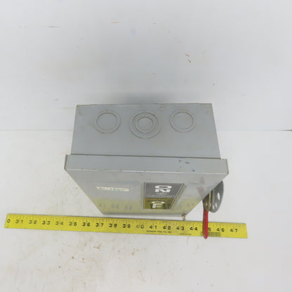 General Electric TG3221 Model 8 30A 240V 2P 1PH Fusible Safety Disconnect Switch