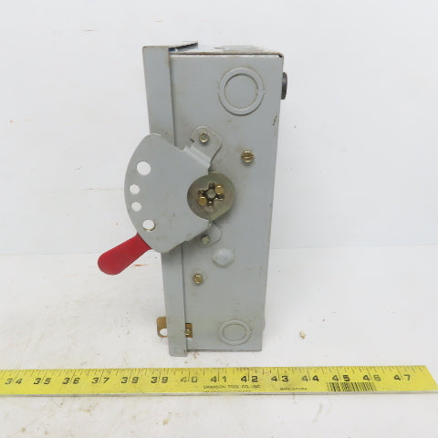 General Electric TG3221 Model 8 30A 240V 2P 1PH Fusible Safety Disconnect Switch