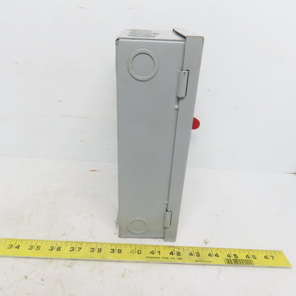 General Electric TG3221 Model 8 30A 240V 2P 1PH Fusible Safety Disconnect Switch