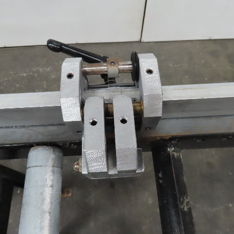 9" Width Band Saw Material Run Out Roller Conveyor W/ Stop 10'