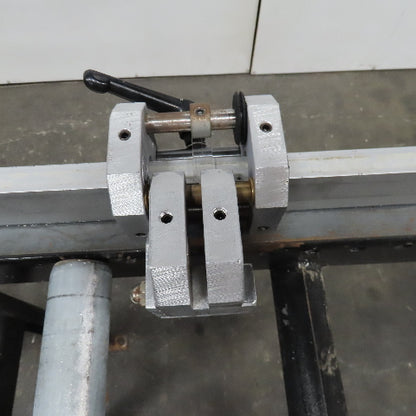 9" Width Band Saw Material Run Out Roller Conveyor W/ Stop 10'
